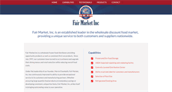 Desktop Screenshot of fairmarketinc.com